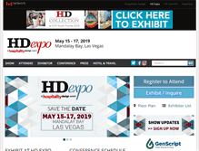 Tablet Screenshot of hdexpo.com